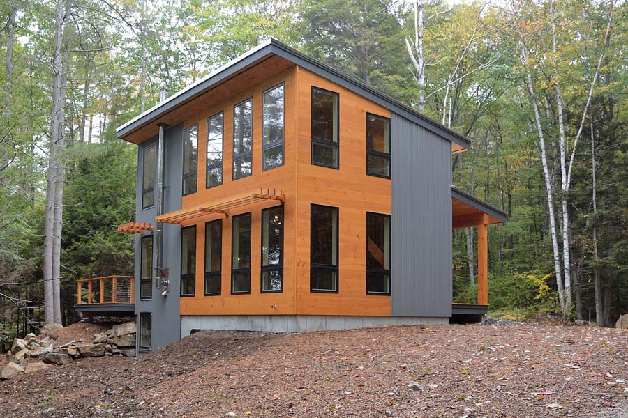 green home in maine